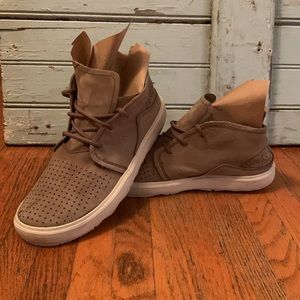 Women’s Merrell Pine Bark Leather Mid Top Sneakers